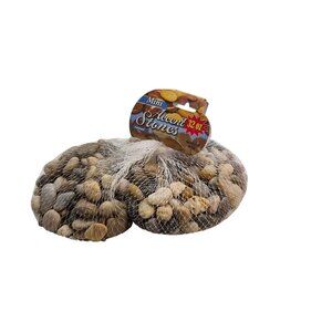 Mini Accent Stones 3 lb Bag Polished Rocks Crafting Decorating Aquarium